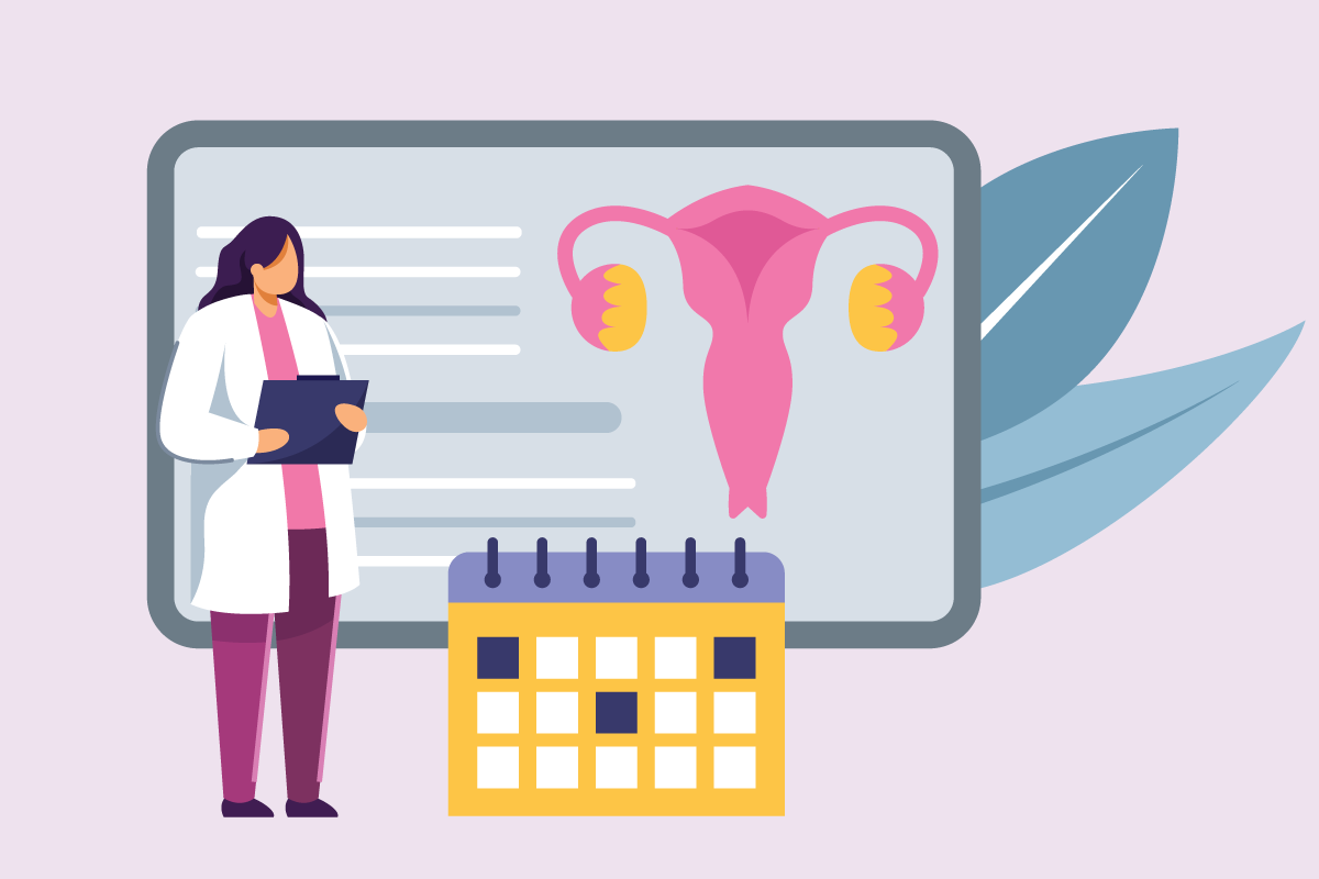 uterine fibroids illustration