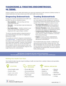 diagnosing endometriosis in teens